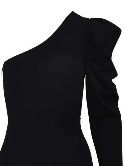 Shop Stella Mccartney One-shoulder Dress Black