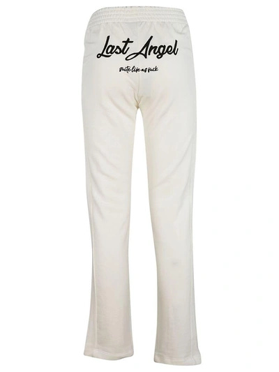 Shop Chiara Ferragni Printed Track Pants In White