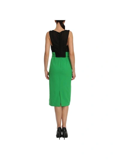 Shop Capucci Dress Dress Women  In Green