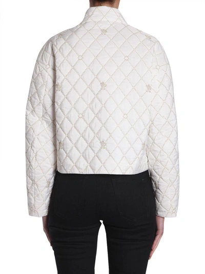 Shop Moncler Cabriole Down Jacket In Bianco