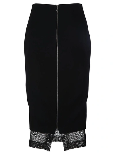 Shop Victoria Beckham Classic Pencil Skirt In Black