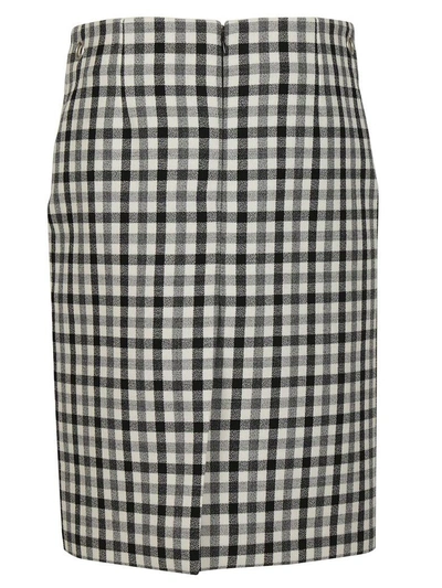 Shop Balenciaga Checkered Skirt