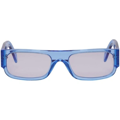 Shop Super Blue Smile Sunglasses