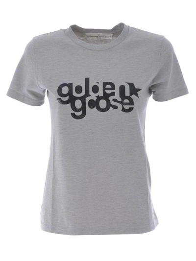 Shop Golden Goose Cindy T-shirt In Grigio Melange
