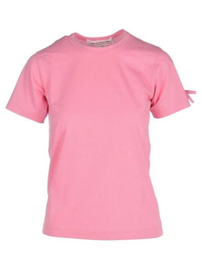 Shop Comme Des Garcons Girl Tshirt Fiocco In Pink