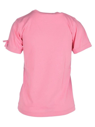 Shop Comme Des Garcons Girl Tshirt Fiocco In Pink