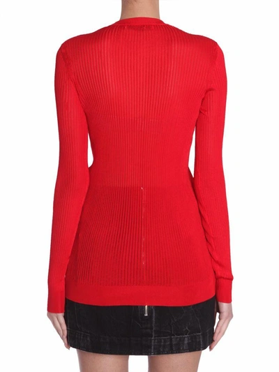 Shop Givenchy 4g Long Sleeve Jumper In Rosso