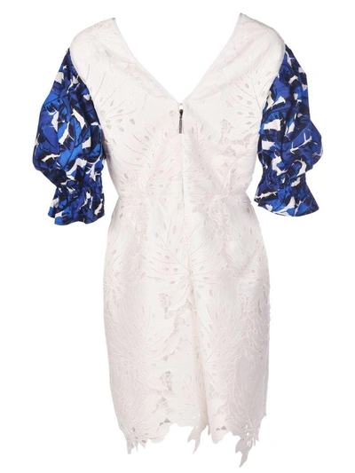 Shop Msgm Embroidered Dress