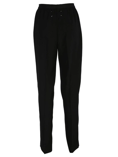 Shop Maison Margiela Straight Leg Trousers In Nero