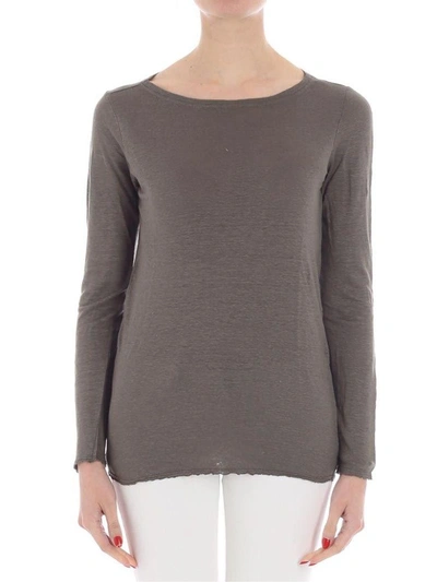 Shop Massimo Alba Sweater In Military Green