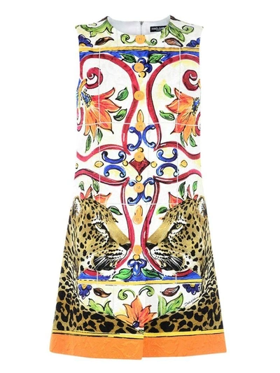 Shop Dolce & Gabbana Dolce E Gabbana Dress In Multicolor