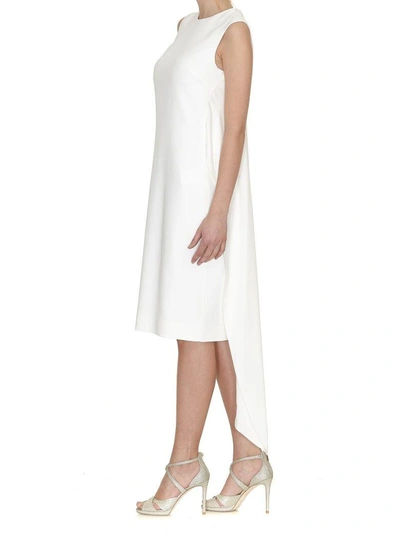 Shop Givenchy Open Back Dress In White