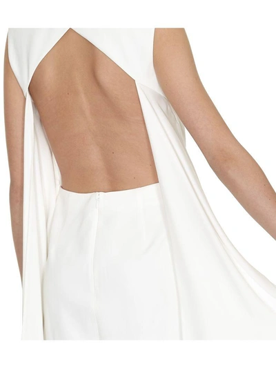 Shop Givenchy Open Back Dress In White