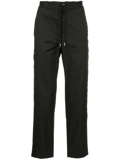 Shop Public School Straight Leg Track Pants In Black