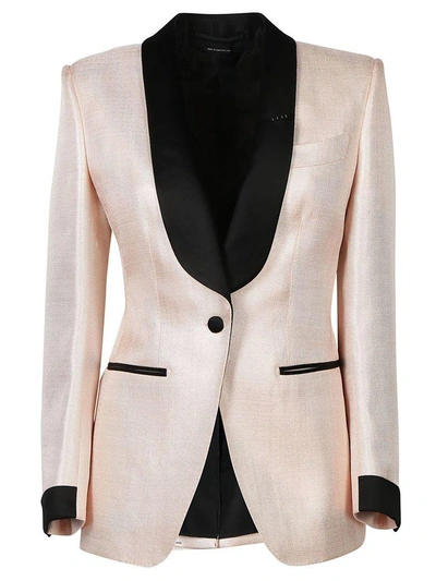 Shop Tom Ford Jacket In Peach Sorbet