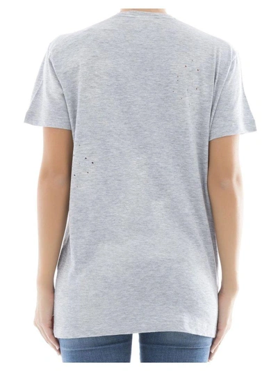 Shop Dsquared2 Grey Cotton T-shirt