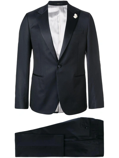 Shop Paoloni Two Piece Suit - Blue