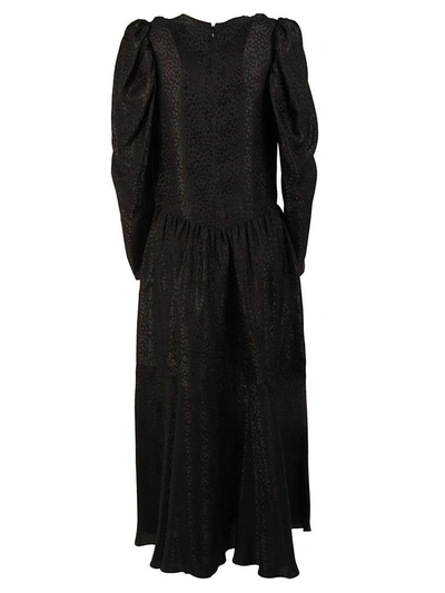 Shop Stella Mccartney Ruched Dress In Nero