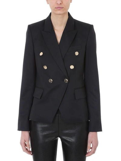 Shop Stella Mccartney Black Wool Double-breasted Jacket