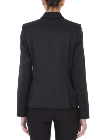 Shop Stella Mccartney Black Wool Double-breasted Jacket