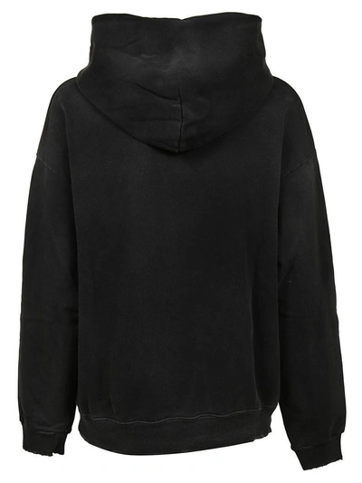 Shop Givenchy Printed Hoodie In Black
