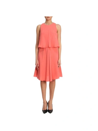 Shop Max Mara Dress Dress Women  In Coral