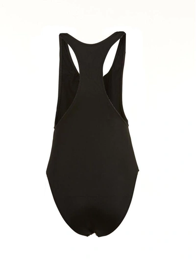 Shop Chiara Ferragni Wink One-piece Swimsuit In Nero