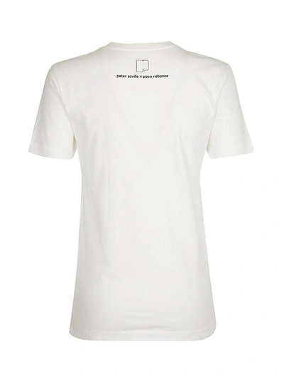 Shop Rabanne Printed T-shirt In White