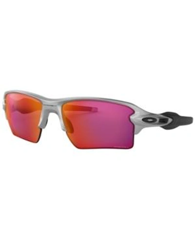 Shop Oakley Flak 2.0 Xl Sunglasses, Oo9188 59 In Silver/prizm Field