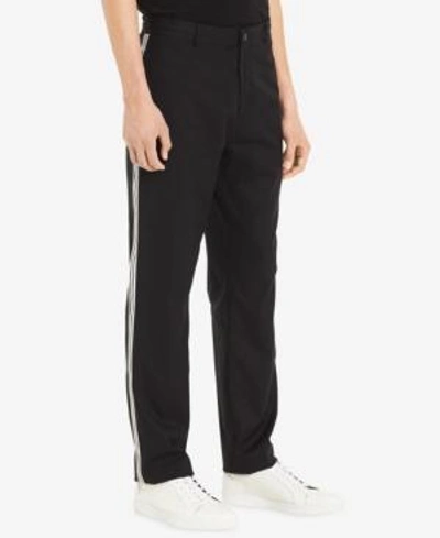 Shop Calvin Klein Men's Straight-leg Pants In Black Iris