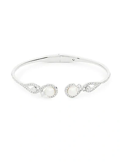 Shop Adriana Orsini Faux Pearl Cuff Bracelet
