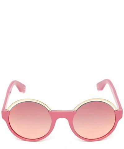 Shop Marc Jacobs Colour Pop Round Sunglasses