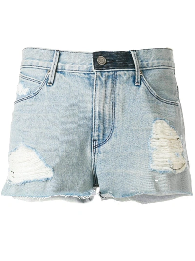 Shop Rta Distressed Denim Shorts