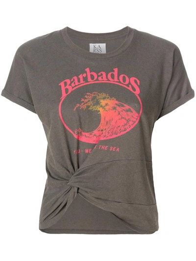 Zoe Karssen Barbados Twisted T-shirt | ModeSens