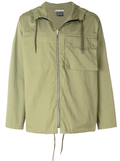 Shop Our Legacy Zipped Hooded Jacket - Green