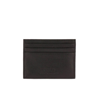 Shop Polo Ralph Lauren Wallet Wallet Men  In Black