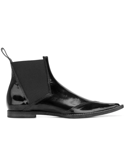 Shop Haider Ackermann Pointed Toe Booties