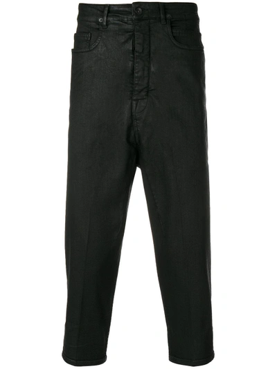Shop Rick Owens Drkshdw Cropped Drop-crotch Jeans