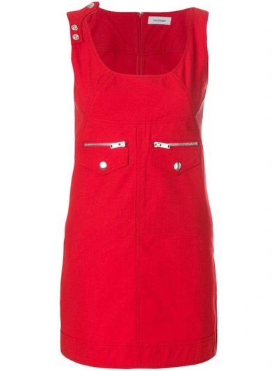 Shop Courrèges Tank Dress - Red