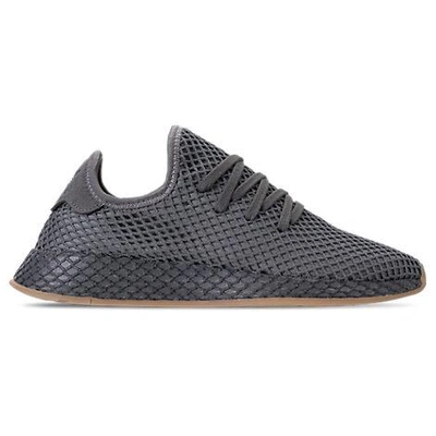 Shop Adidas Originals Men's Originals Deerupt Runner Casual Shoes, Grey