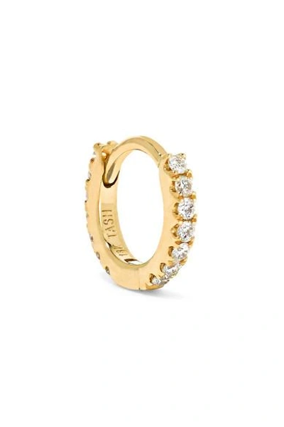 Shop Maria Tash Mini 18-karat Gold Diamond Earring