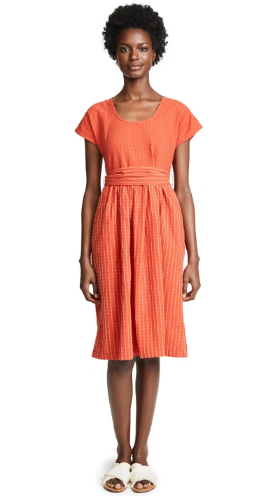 Shop Ace & Jig Luna Dress In Sriracha