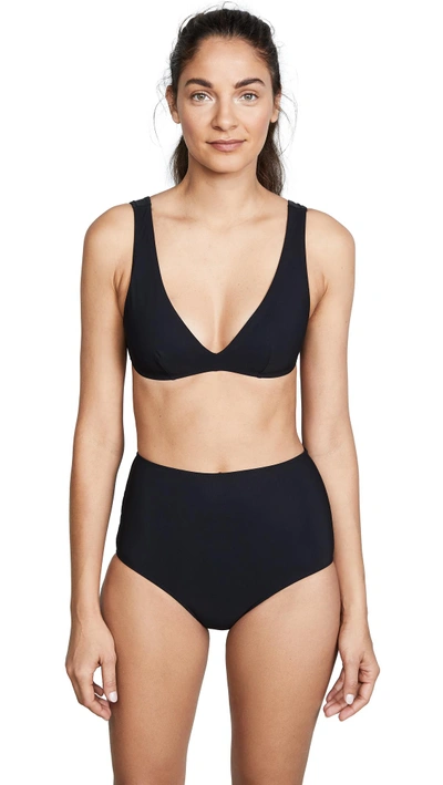 Shop Araks Rosemund Bikini Top In Black