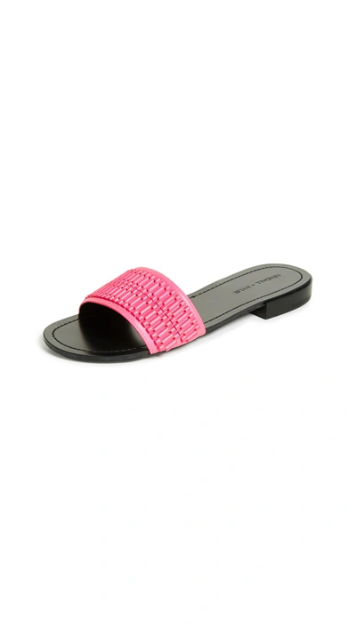 Shop Kendall + Kylie Kennedy Slides In Fluo Pink