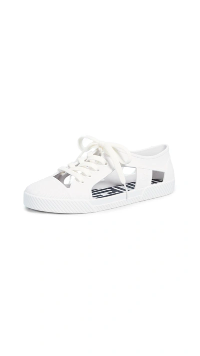 Shop Melissa X Vivienne Westwood Brighton Sneakers In White