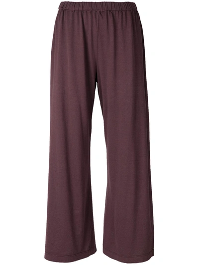 flared cropped track pants