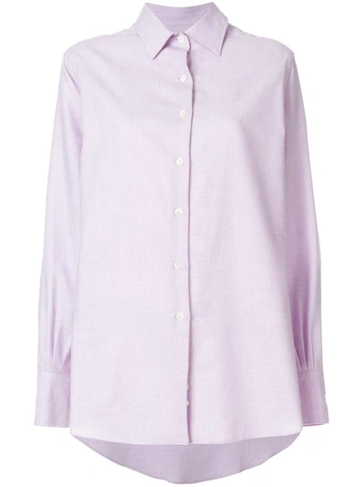 Shop Holland & Holland Button Down Shirt - Pink