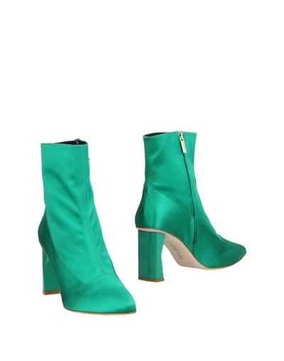 Shop Tibi Ankle Boot In Green