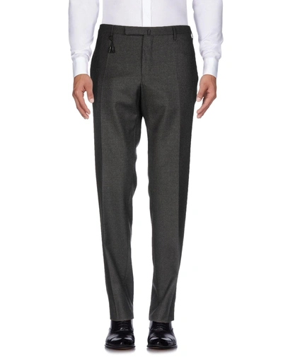 Shop Incotex Man Pants Lead Size 44 Wool In Grey
