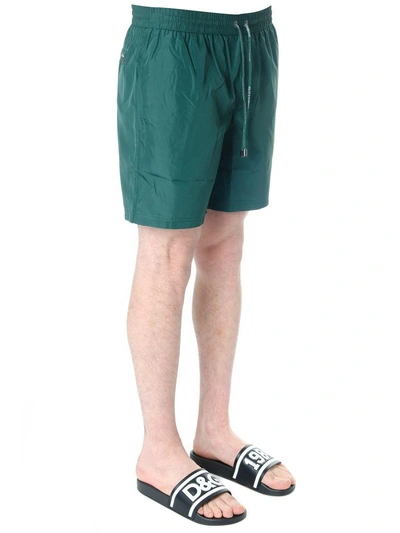 Shop Dolce & Gabbana Green Color Swimsuit